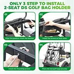 DS golf cart bag holder